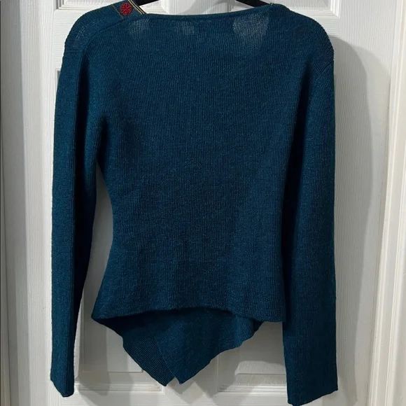 Andes Collection 100% Baby Alpaca Wrap Sweater - Picture 3 of 3